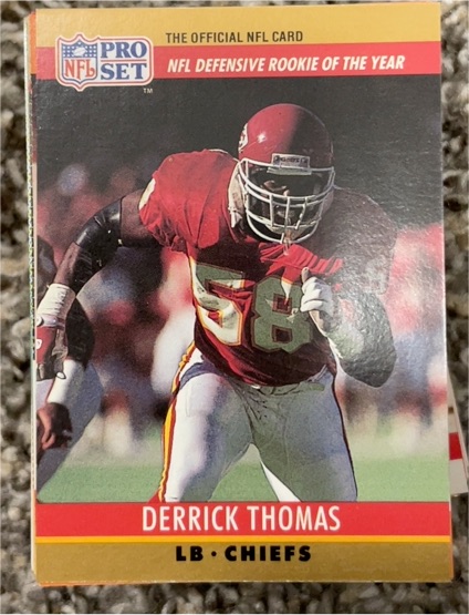 1990 Pro Set #6 Derrick Thomas — front