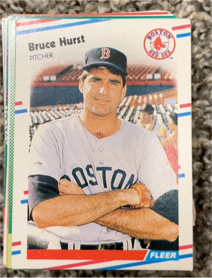 1988 Fleer #356 Bruce Hurst — front