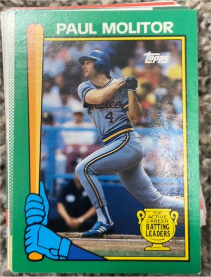 1989 Topps #10 Paul Molitor — front