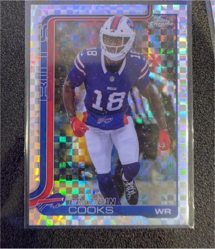 2025 Topps Chrome #217 Brandin Cooks — front
