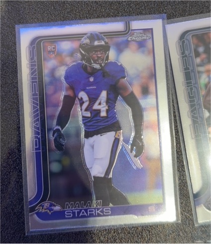 2025 Topps Chrome #347 Malaki Starks — front