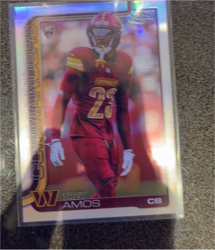 2025 Topps Chrome #371 Trey Amos — front