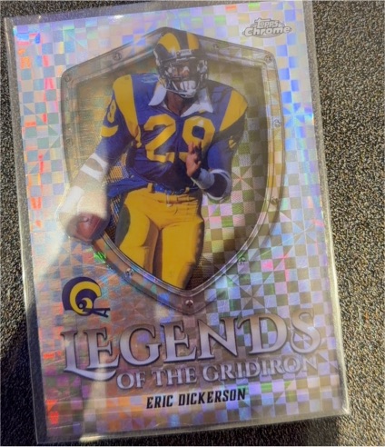 2025 Topps Chrome Legends of the Gridiron #LOG-13 Eric Dickerson — front