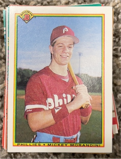 1990 Bowman #153 Mickey Morandini — front