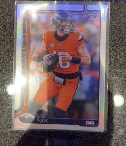 2025 Topps Chrome #88 Bo Nix — front
