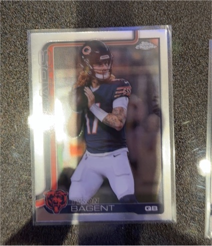 2025 Topps Chrome #54 Tyson Bagent — front
