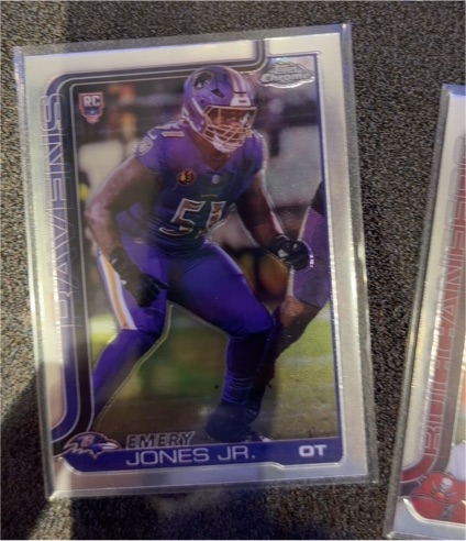 2025 Topps Chrome #386 Emery Jones Jr. — front