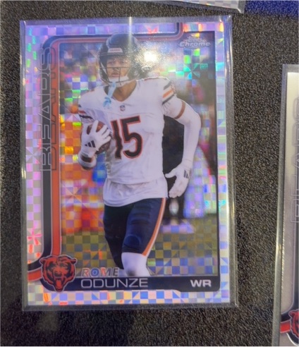 2025 Topps Chrome #49 Rome Odunze — front