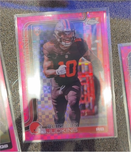 2025 Topps Chrome #325 Quinshon Judkins — front