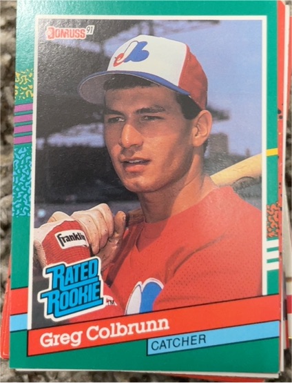 1991 Donruss #425 Greg Colbrunn — front