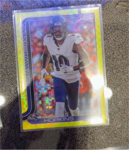 2025 Topps Chrome #20 DeAndre Hopkins — front