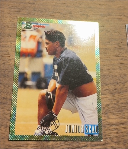 1993 Bowman #30 Junior Seau — front