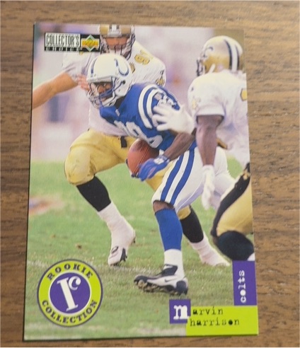 1996 Upper Deck Collector's Choice Update #U13 Marvin Harrison — front