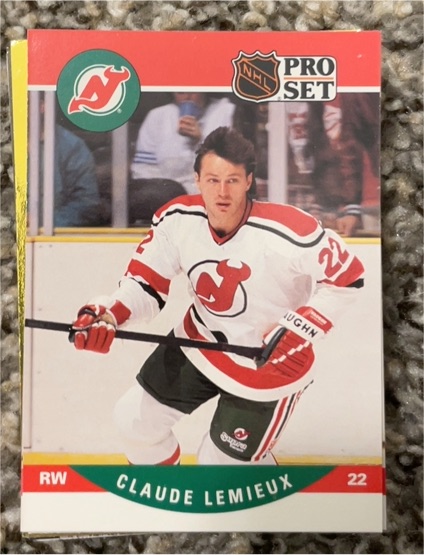 1990-91 Pro Set #478 Claude Lemieux — front