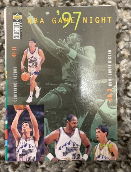 1997-98 Upper Deck Collector's Choice #182 Utah Jazz NBA Game Night — front