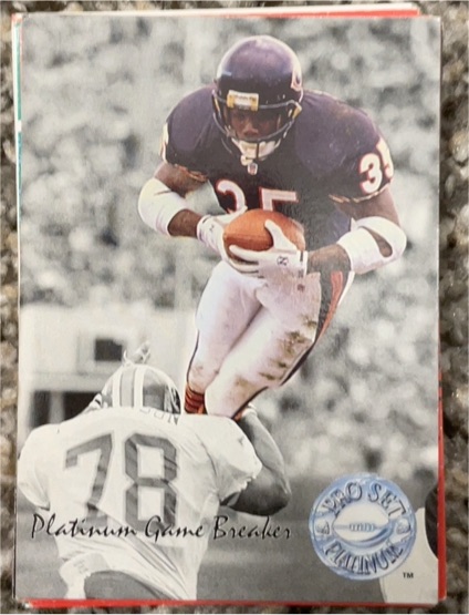 1991 Pro Set Platinum #PC6 Neal Anderson — front