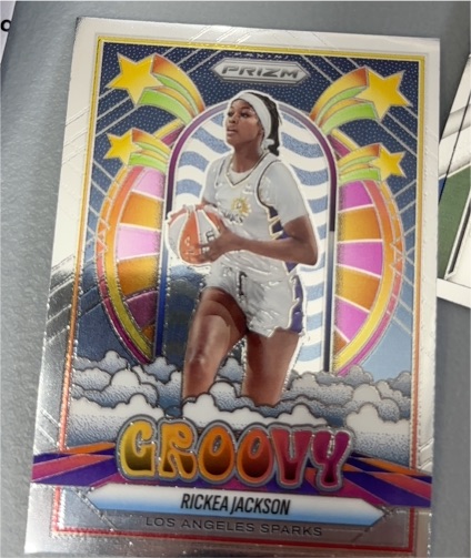 2025 Panini Prizm WNBA #6 Rickea Jackson Groovy — front
