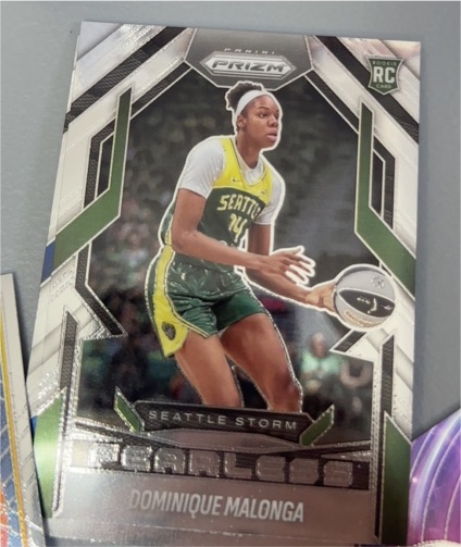 2025 Panini Prizm WNBA #14 Dominique Malonga — front