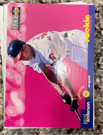 1995 Upper Deck Collector's Choice #23 Garret Anderson — front