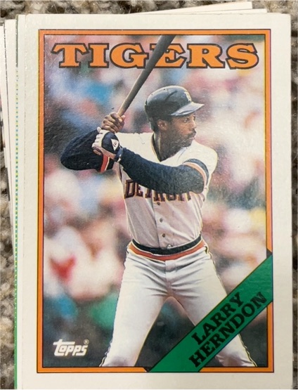 1988 Topps #743 Larry Herndon — front