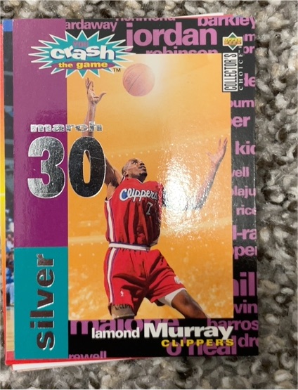 1995-96 Collector's Choice Crash the Game Silver #C7 Lamond Murray — front