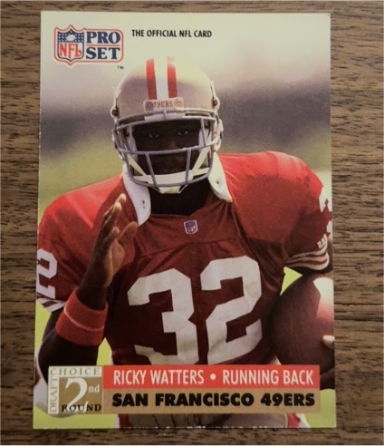 1991 Pro Set #774 Ricky Watters — front