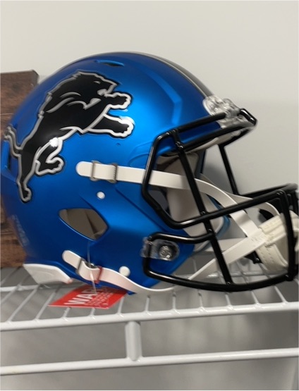 2024 Detroit Lions Riddell Speed Full Size Alternate Football Helmet — front