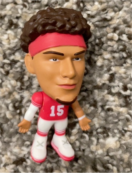 2021 Big Shot Ballers NFL Patrick Mahomes Figure #15 — front