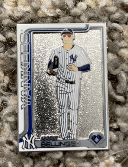 2025 Topps Update Series Cody Bellinger Enamel Pin New York Yankees — front
