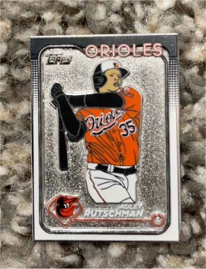 2024 Topps Series 1 Super Box Enamel Pin Adley Rutschman — front