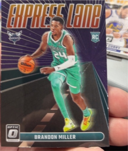 2023-24 Donruss Optic Express Lane #3 Brandon Miller — front