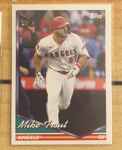 2024 Topps Archives #217 Mike Trout — front