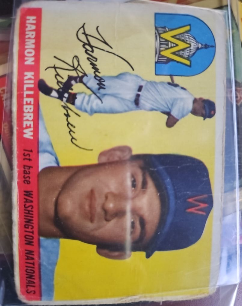 1955 Topps #124 Harmon Killebrew — front