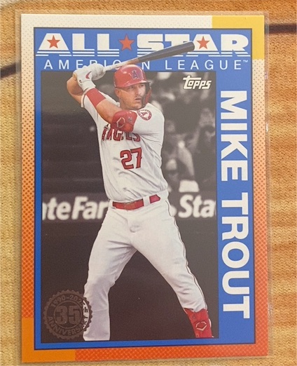 2025 Topps Series 2 #90AS-10 Mike Trout 1990 All-Star — front