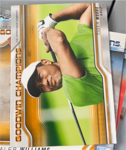 2023 Upper Deck Goodwin Champions #77 Tiger Woods — front