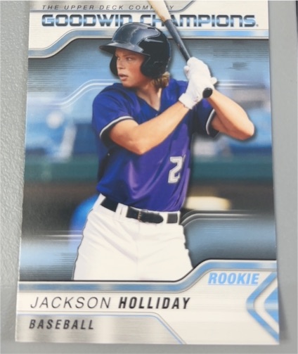 2023 Upper Deck Goodwin Champions #23 Jackson Holliday — front