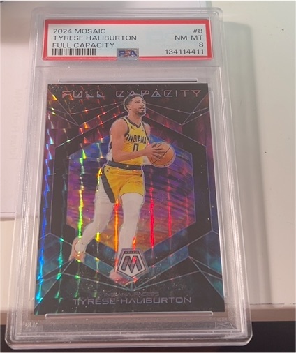 2024 Panini Mosaic #8 Tyrese Haliburton Full Capacity — front