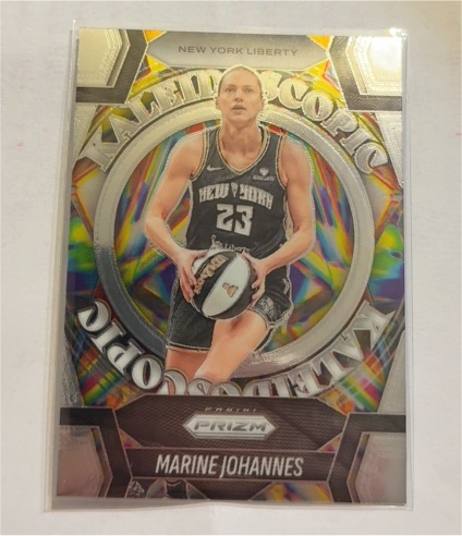 2025 Panini Prizm WNBA #11 Marine Johannes Kaleidoscopic Insert — front