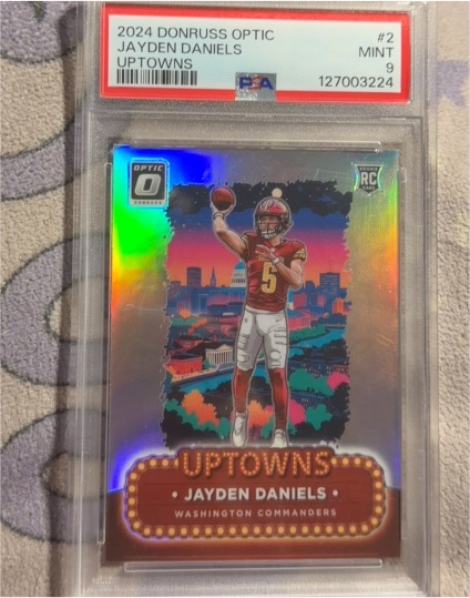 2024 Panini Donruss Optic Uptowns #2 Jayden Daniels — front
