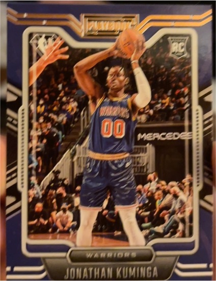 2021-22 Panini Chronicles Playbook #285 Jonathan Kuminga — front