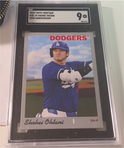 2025 Topps Heritage #H25-19 Shohei Ohtani 25th Anniversary — front