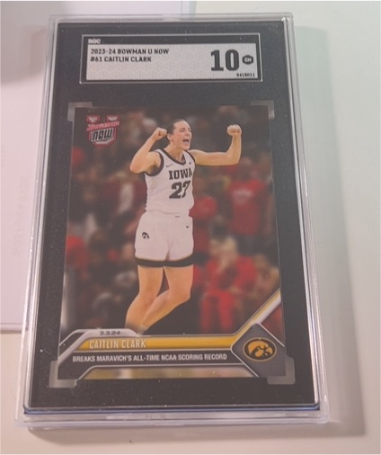 2023-24 Bowman U Now #61 Caitlin Clark — front