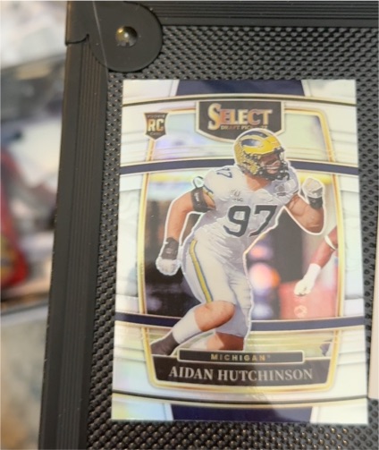 2022 Panini Select Draft Picks #33 Aidan Hutchinson RC — front