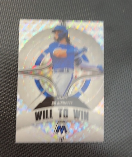 2022 Panini Mosaic #WW-4 Bo Bichette Will to Win — front
