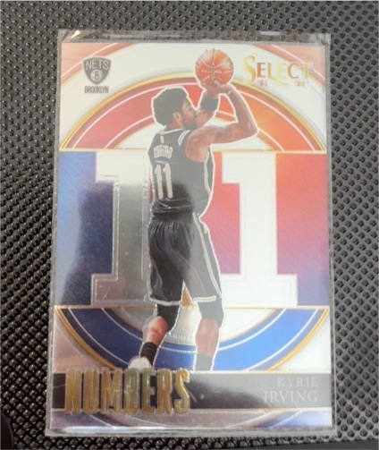 2021-22 Panini Select Numbers #21 Kyrie Irving — front