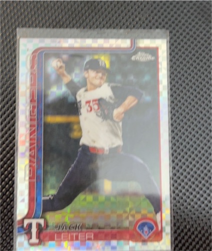 2025 Topps Chrome Update #USC42 Jack Leiter — front