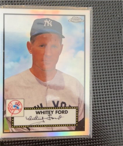 2021 Topps Chrome Platinum Anniversary #638 Whitey Ford — front