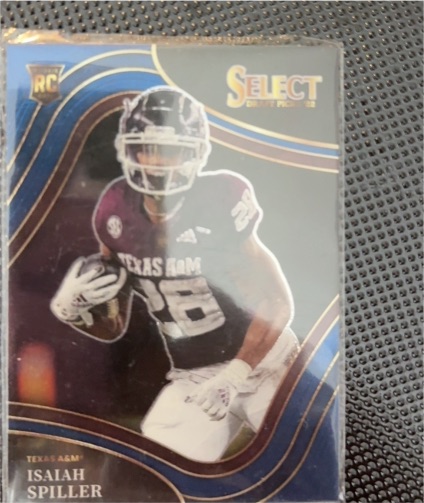 2022 Panini Select Draft Picks #116 Isaiah Spiller Texas A&M — front