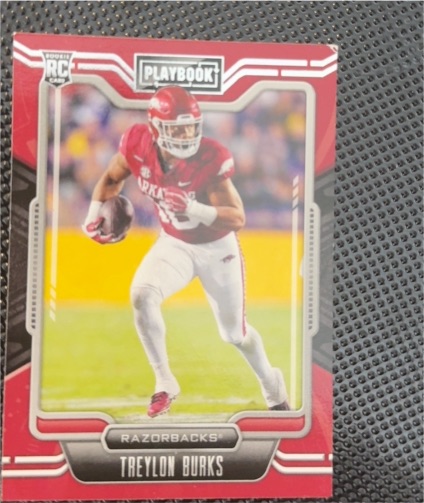 2022 Panini Chronicles Playbook #15 Treylon Burks — front