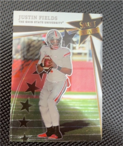 2022 Panini Select Draft Picks Select Stars #SS-JF Justin Fields — front